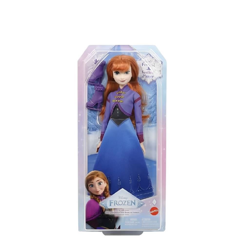 Boneca Ana Frozen Patinação No Gelo Disney Mattel - JBG54