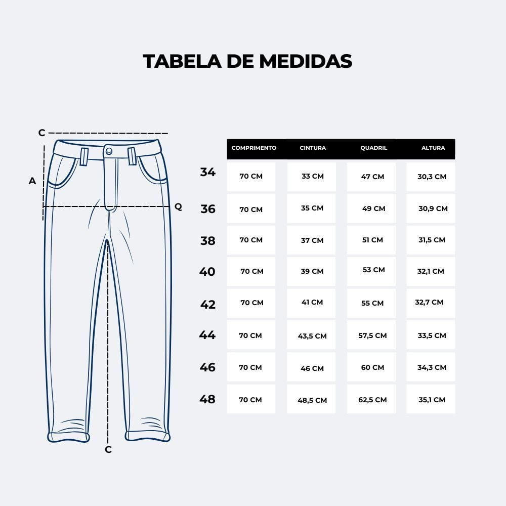  Calça Feminina Mom Jeans Patricia Foster