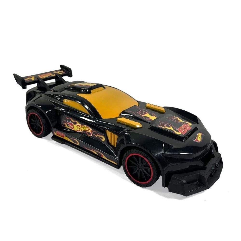 Carrinho com Controle Remoto Hot Wheels Track Ripper Preto Multikids