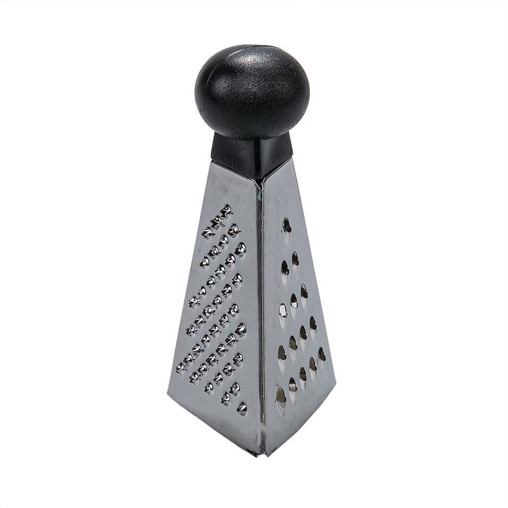 Ralador Alimentos Inox 3 Faces 3,8X3,8X8,5Cm - Preto