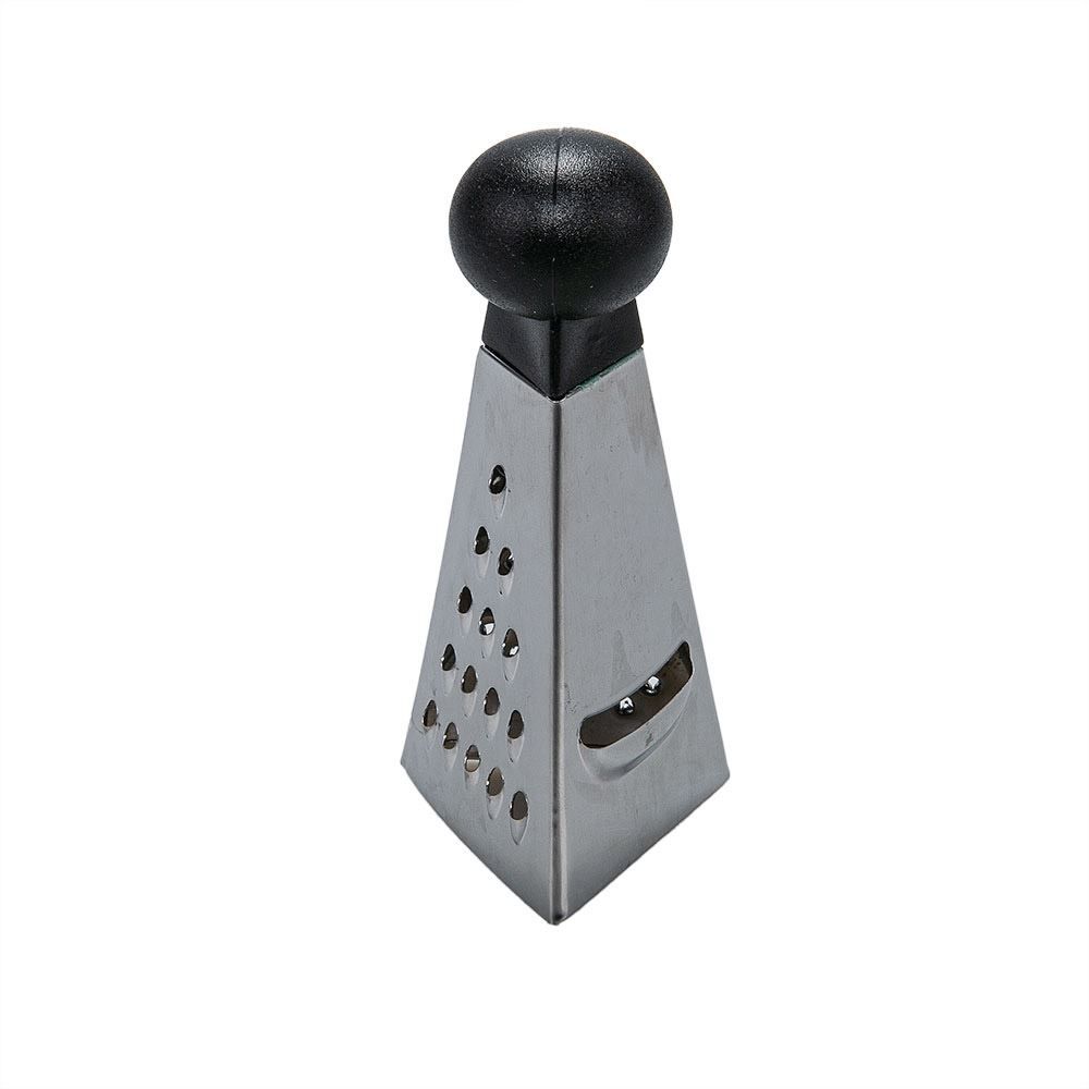 Ralador Alimentos Inox 3 Faces 3,8X3,8X8,5Cm - Preto