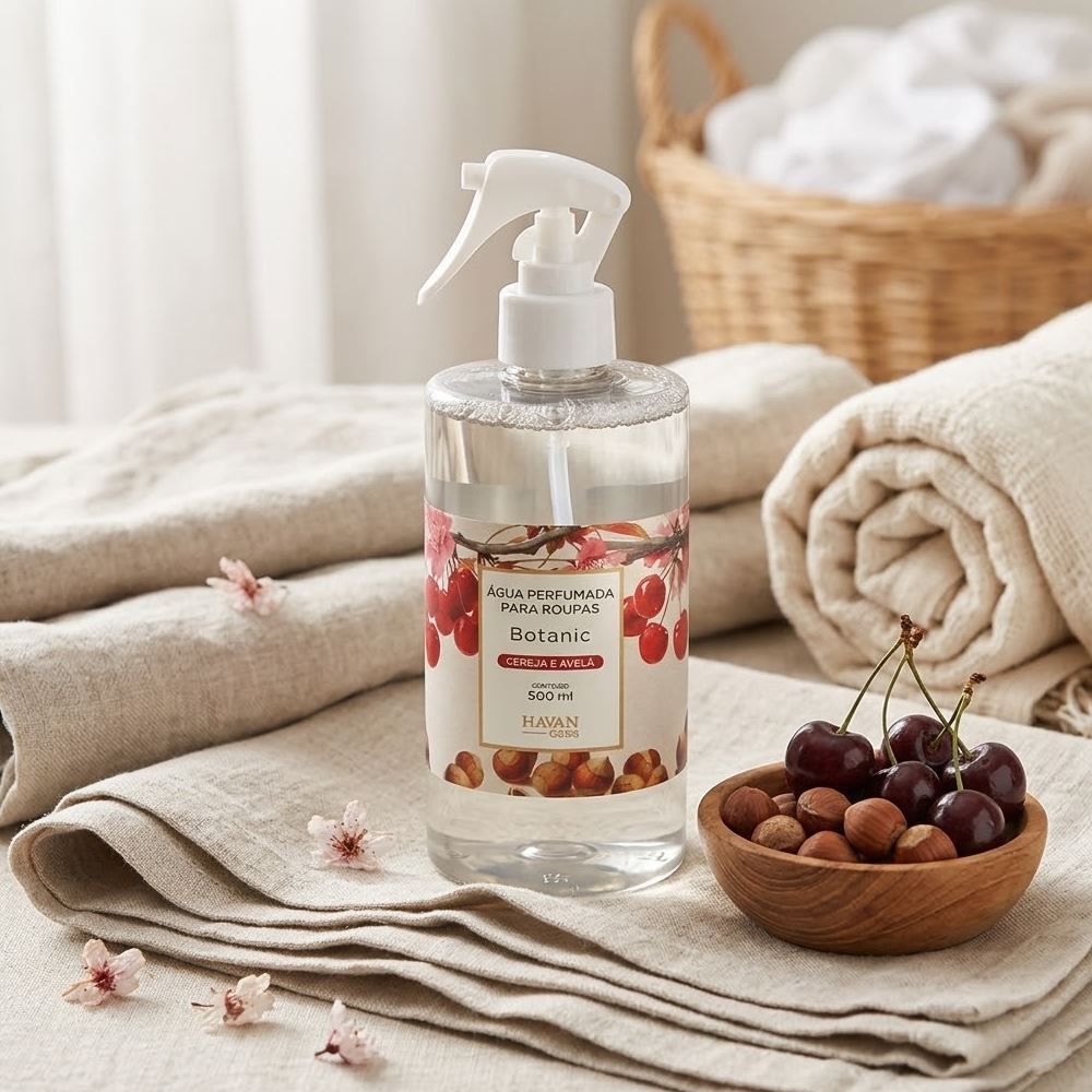 Água Perfumada Botanic Spray 500Ml Havan Casa - Cereja