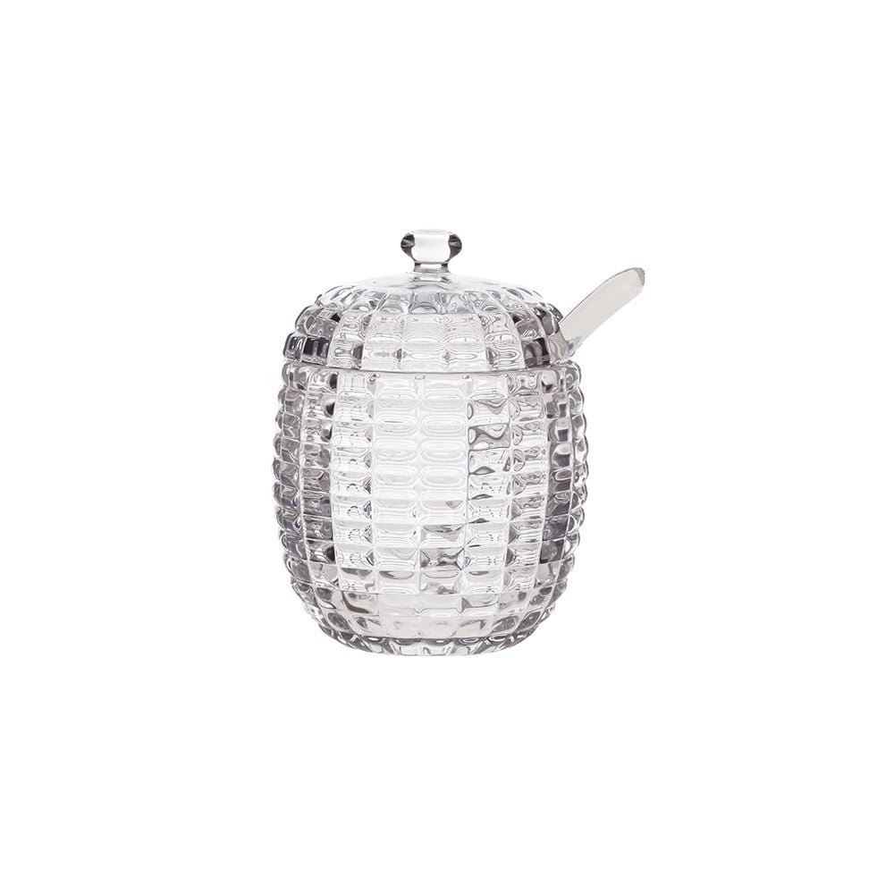 Açucareiro De Cristal Com Tampa Tress Lyor 210 Ml - Transparente