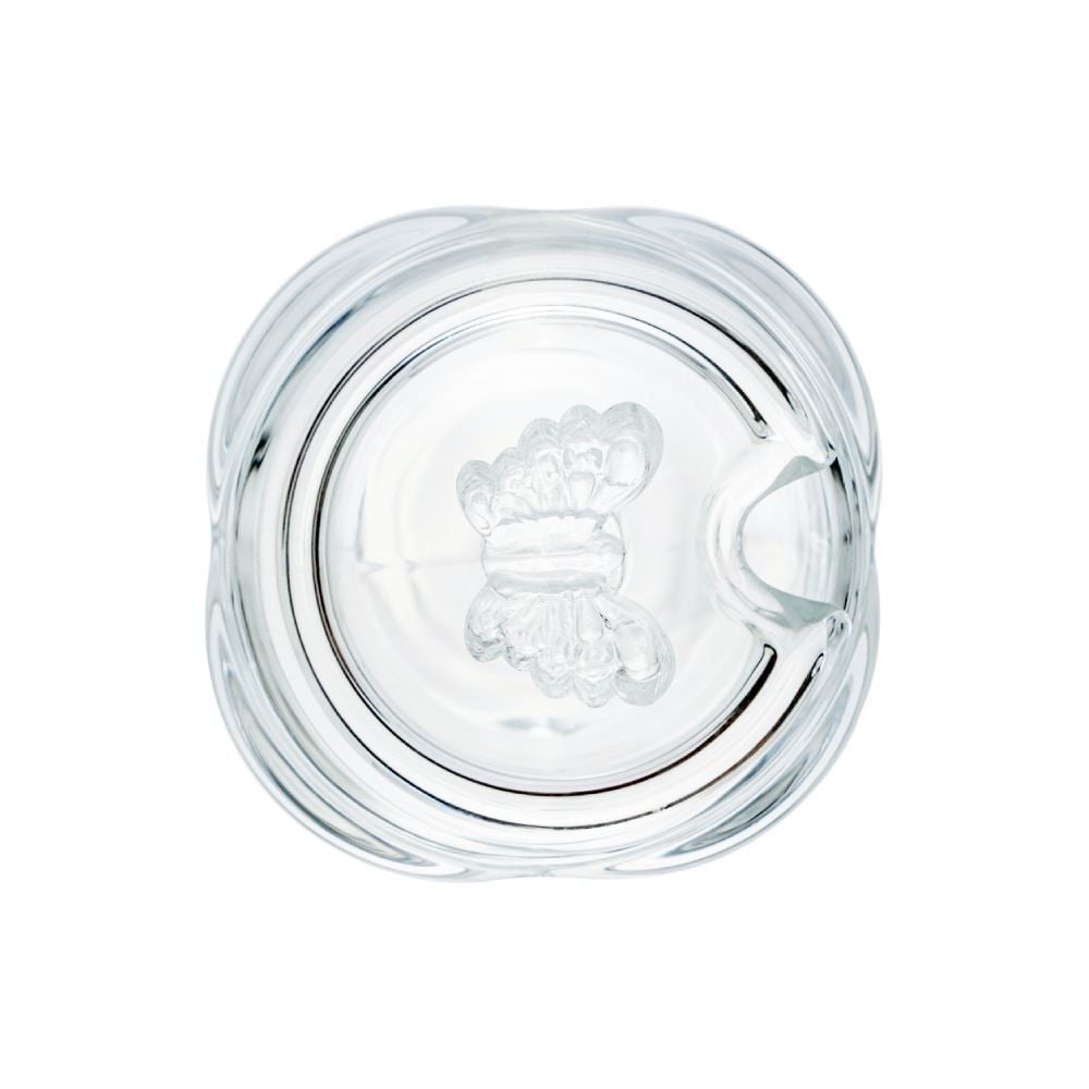 Açucareiro De Vidro Com Colher Butterfly Wolff 130Ml - Transparente