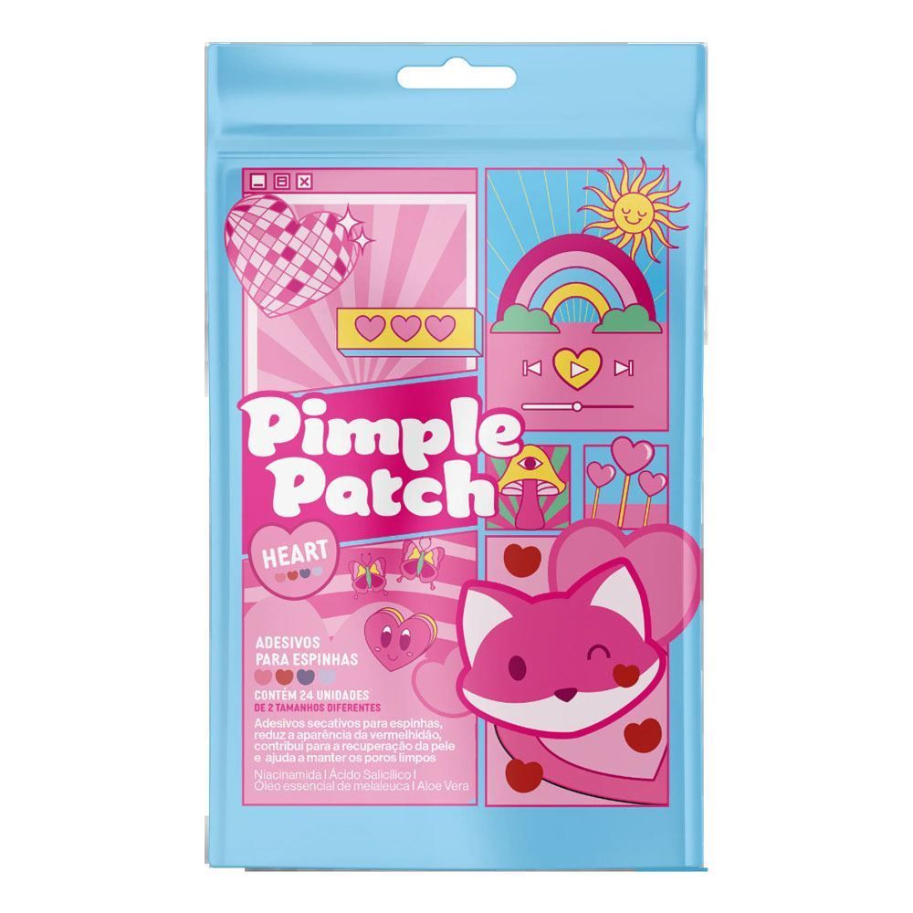 Adesivos Secativos para Espinhas Heart Pimple Patch.