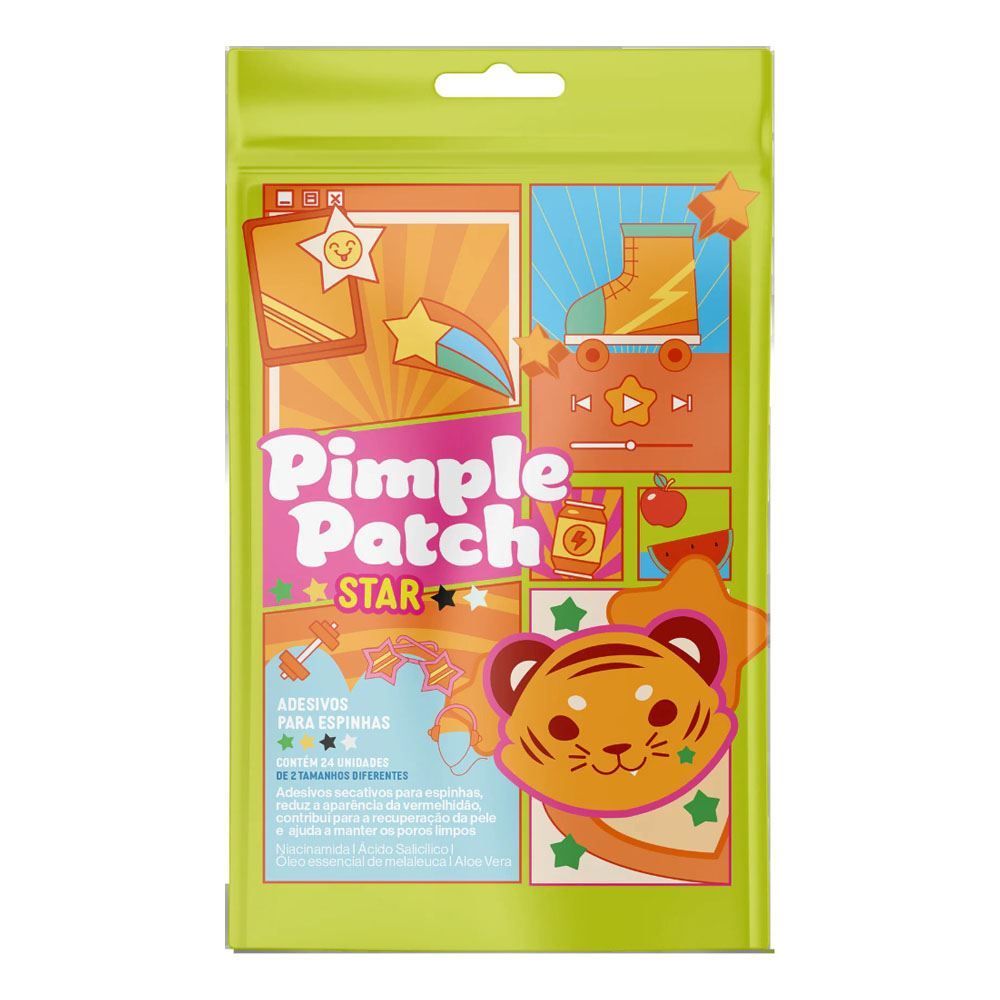 Adesivos Secativos para Espinhas Star Pimple Patch.