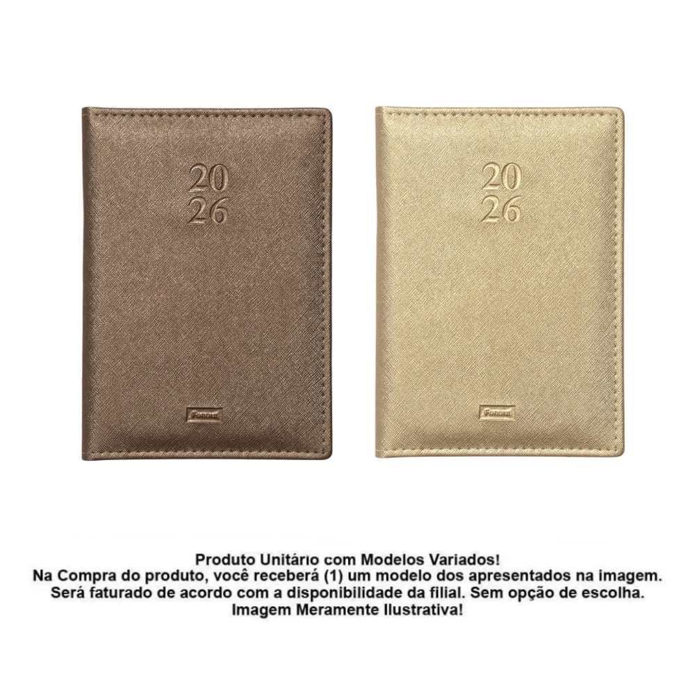 Agenda Capri Star 176 Folhas Foroni - Sortido