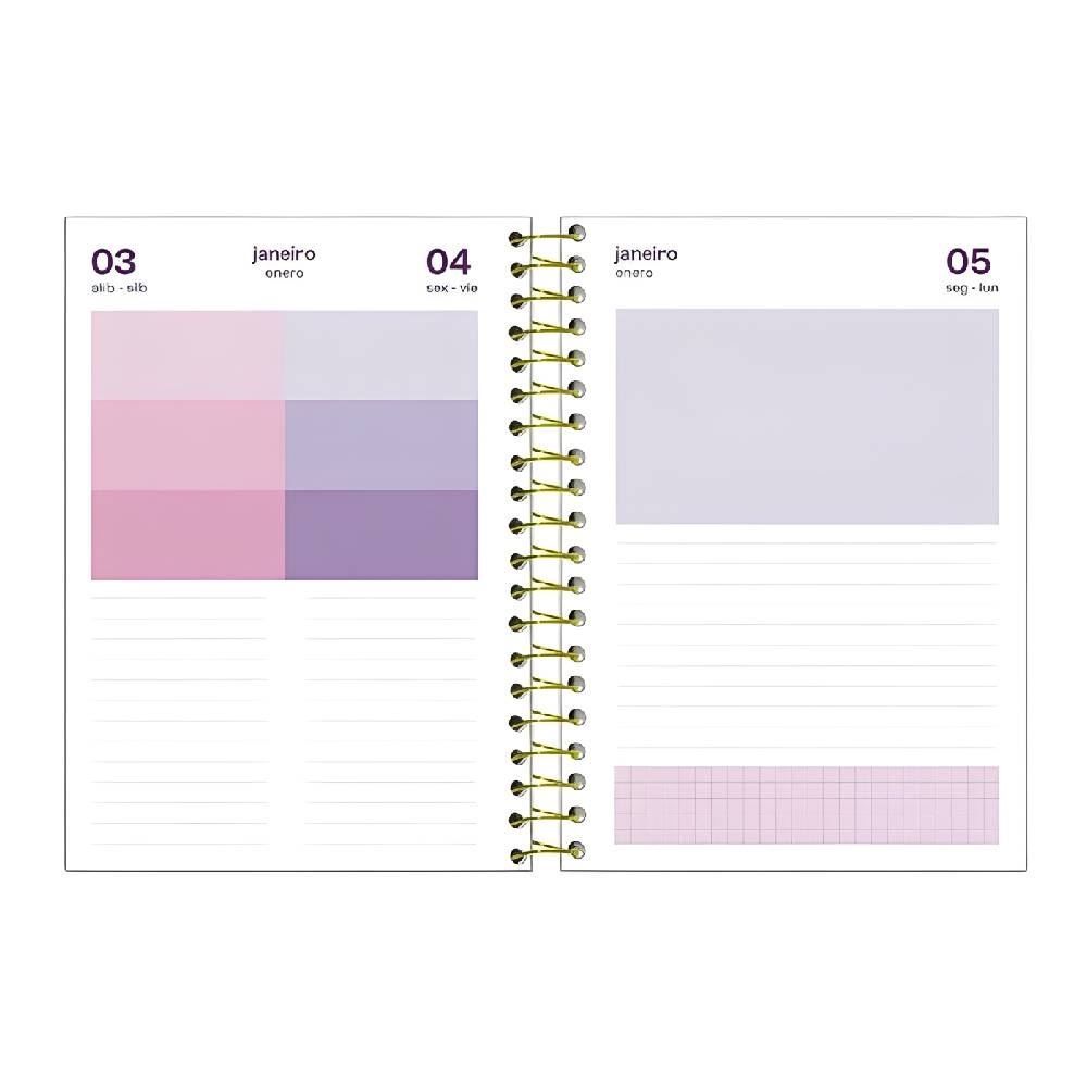 Agenda Espiral Milly 2026 176 Folhas Foroni - Sortido