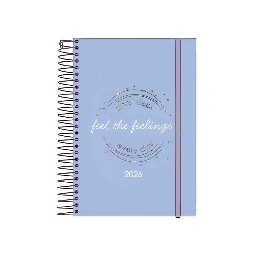 Agenda Fluor Mix Soft 176 Folhas Foroni - Sortido