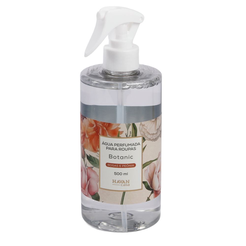 Agua Perfumada Botanic Spray 500Ml Havan Casa - Rosa Peo