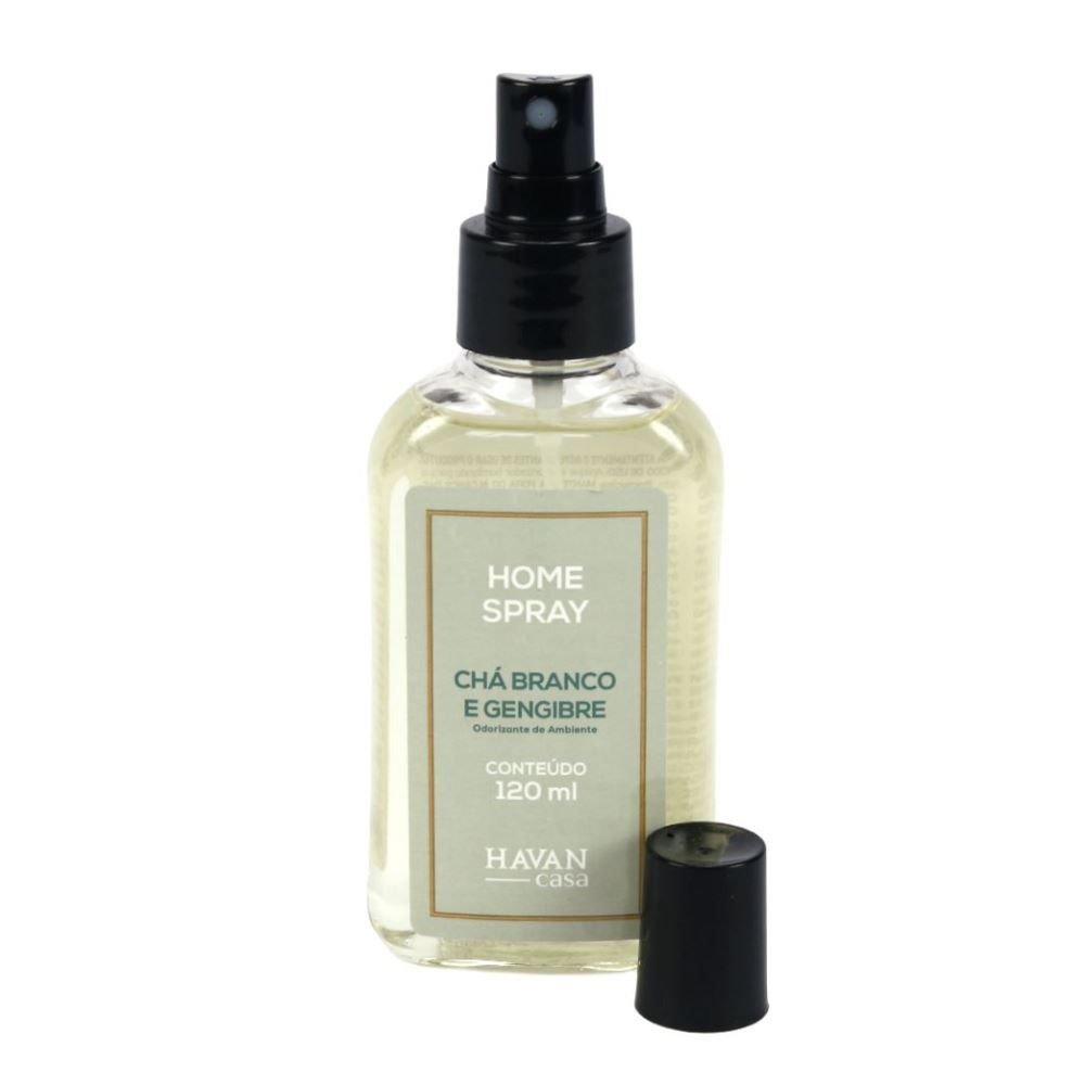 Home Spray Havan Casa 120Ml - Chá Branco E Gengibre