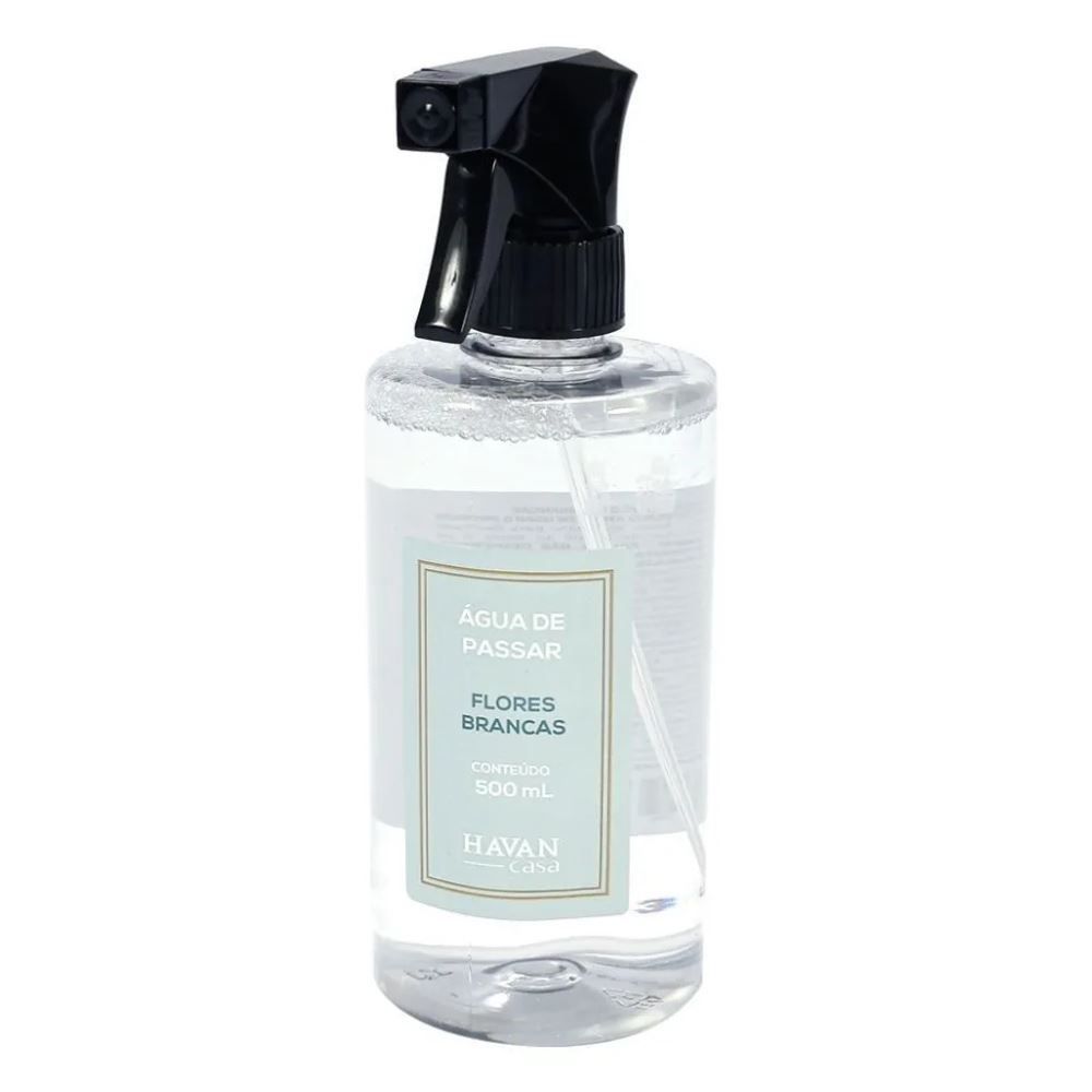 Água de Passar Spray 500Ml Havan Casa - Flores Brancas