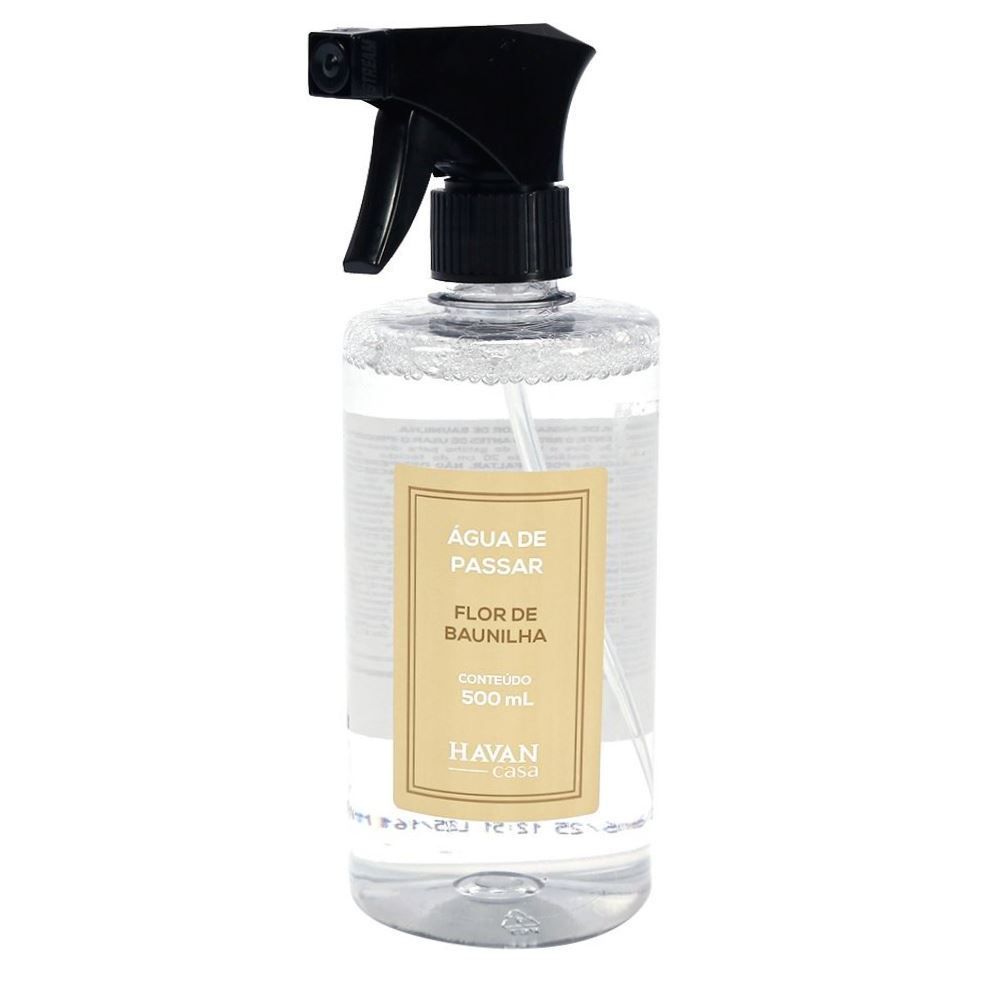 Água de Passar Spray 500Ml Havan Casa - Flor De Baunilha