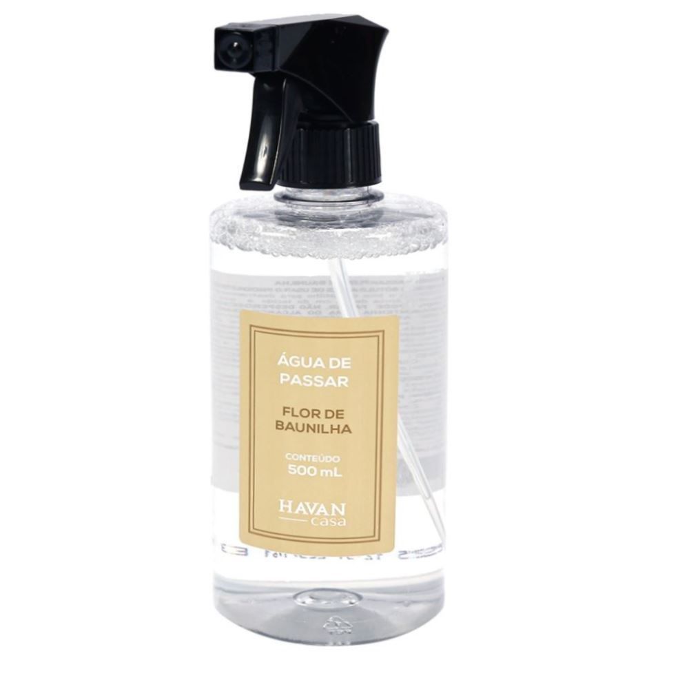 Água de Passar Spray 500Ml Havan Casa - Flor De Baunilha