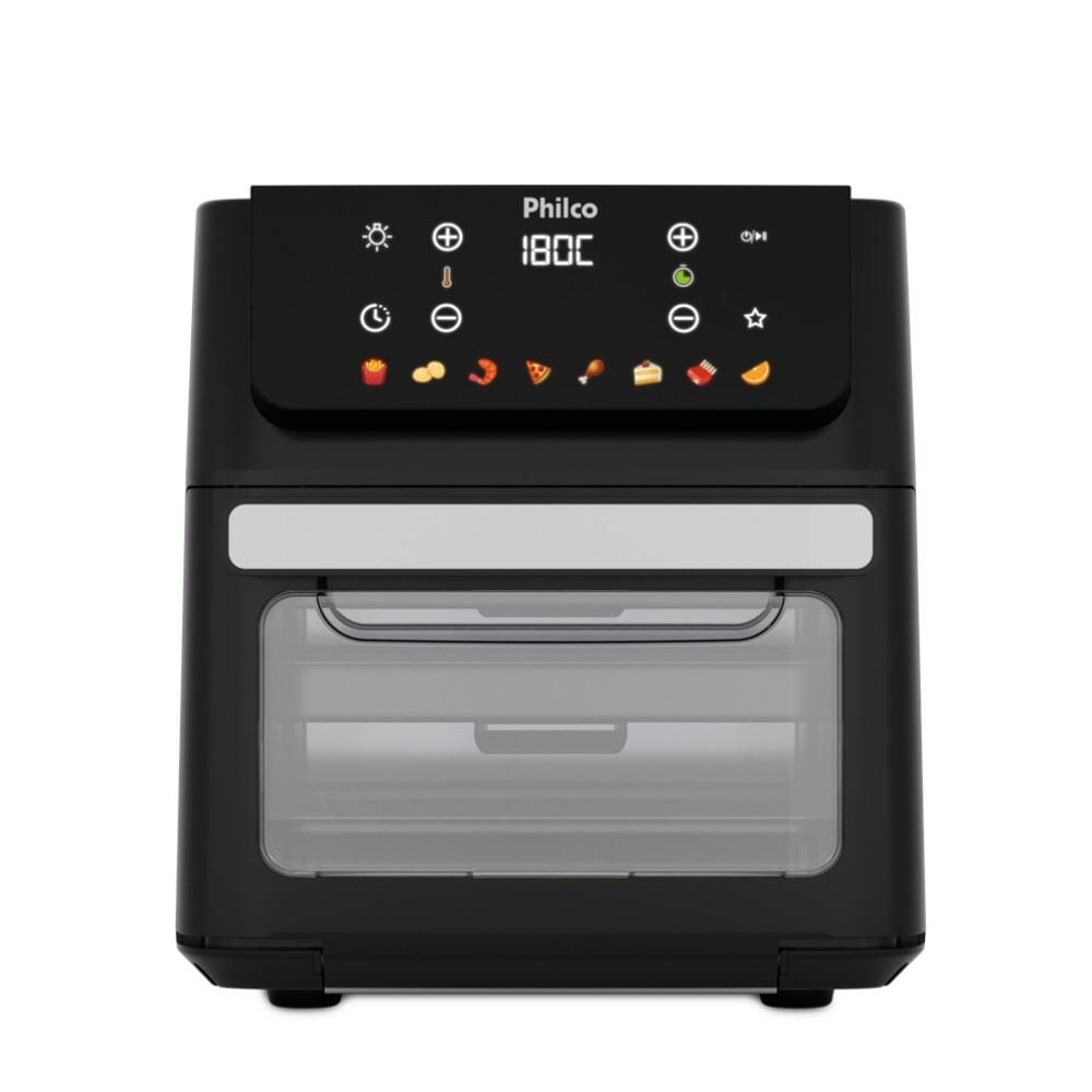 Fritadeira Air Fryer Oven Philco 11 Litros 8 Funções Visor 1800W PAF11B
