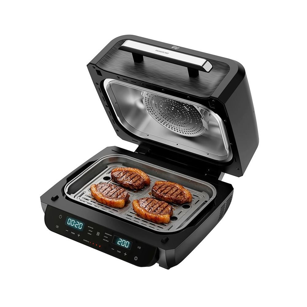 Fritadeira Air fryer Wap Barbecue Flame Digital Prosdócimo 10 Litros WC AB1050
