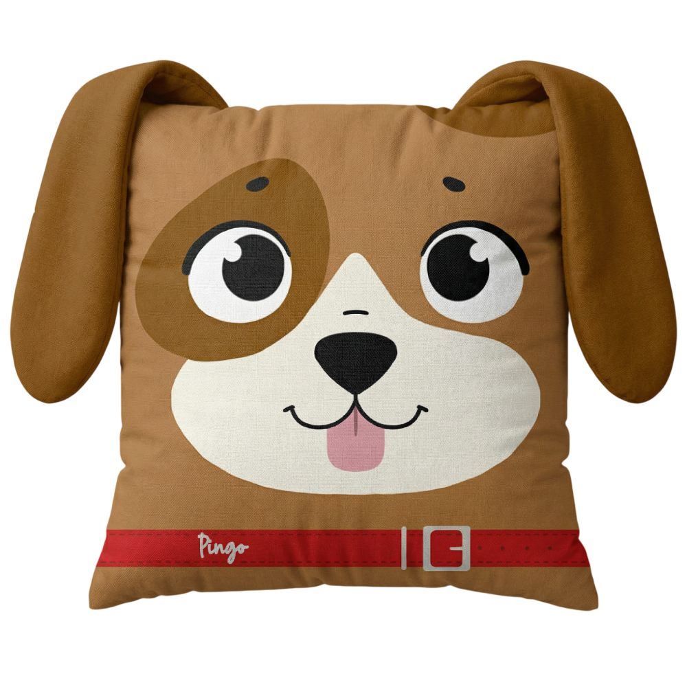 Almofada 38X38 Turma do Abraço - Pingo Cachorro