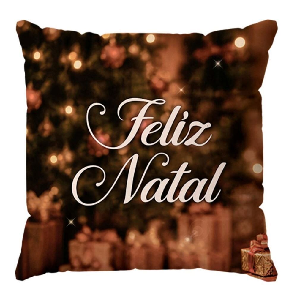 Almofada de Veludo 48X48cm Natal Havan Casa - Noel