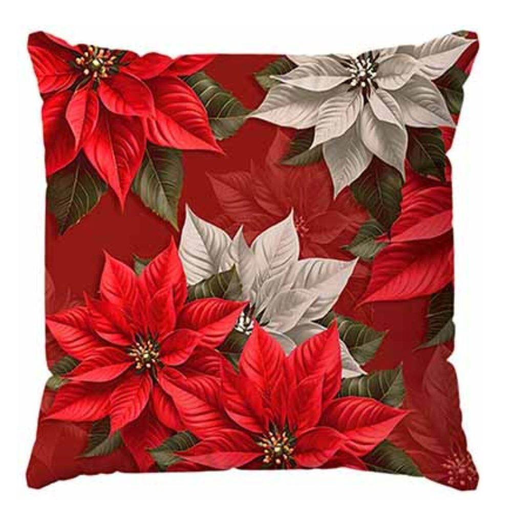 Almofada de Veludo 48X48cm Natal Havan Casa - Flores