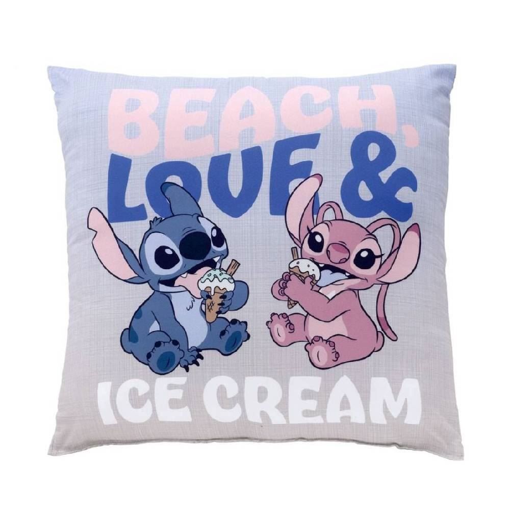 Almofada Decorativa 43X43 Cm Disney Hedrons - Stitch Ice