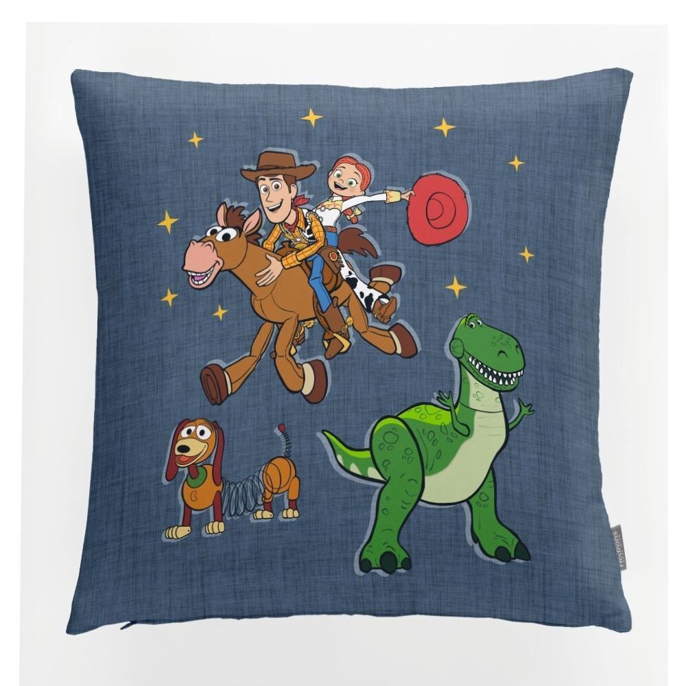 Almofada Decorativa Dupla Face 43X43 cm Disney Hedrons - Toy Story Turma