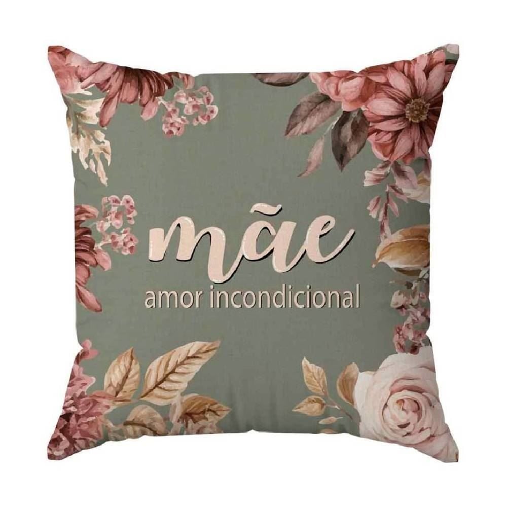 Almofada Decorativa 45X45cm Dia Das Mães Havan Casa - Verde