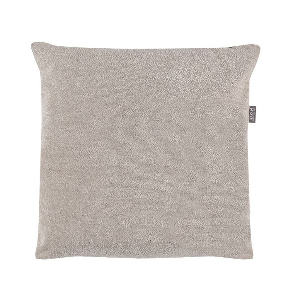 Almofada Decorativa Com Zíper 45X45 Cm Boucle Hedrons - Areia