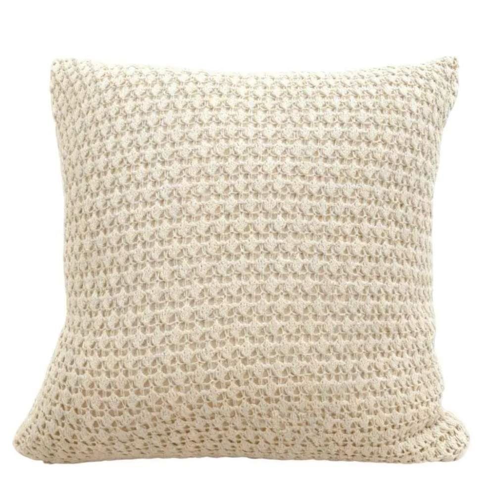 Almofada Decorativa de Tricot Vancouver 43X43cm Havan Casa - Areia