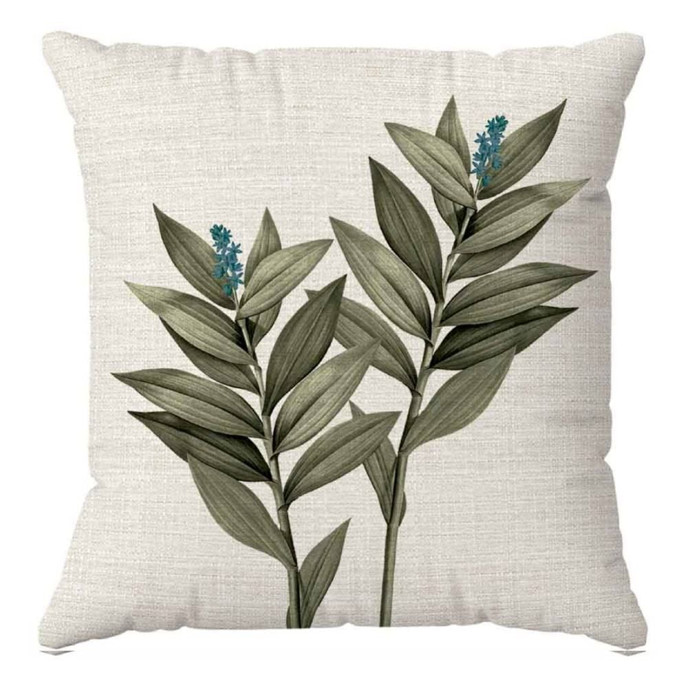 Almofada Decorativa Naturalle 45X45cm Havan Casa - Folha Verde 