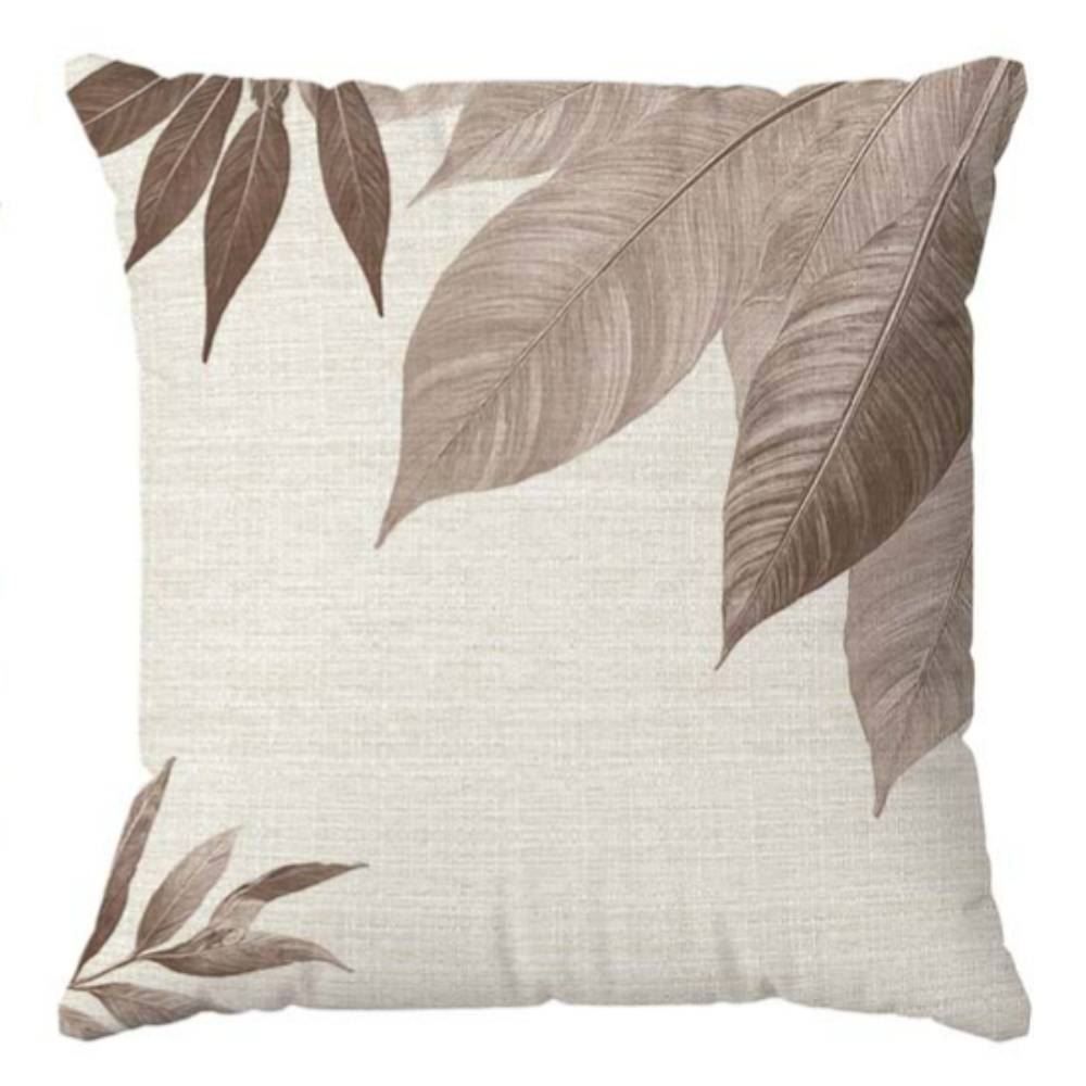 Almofada Decorativa Naturalle 45X45cm Havan Casa - Folhagem Marrom