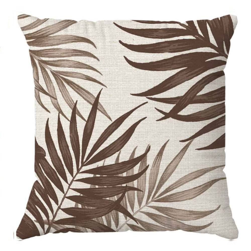 Almofada Decorativa Naturalle 45X45cm Havan Casa - Palmeira Marrom