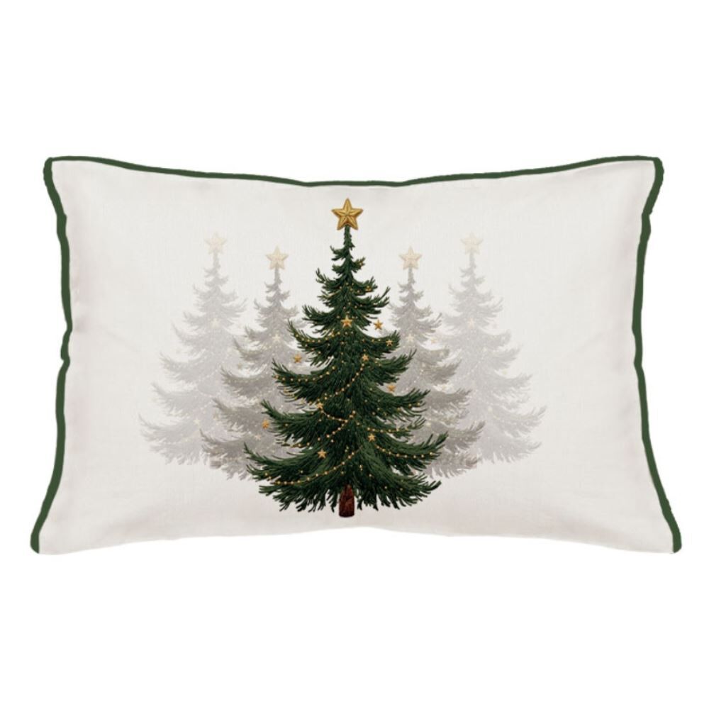 Almofada Elegance Linho 30X48cm Natal Havan Casa - Árvore
