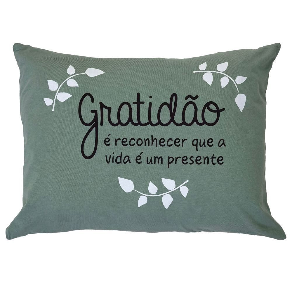 Almofada Funny 35X45cm Havan Casa - Verde Gratidão