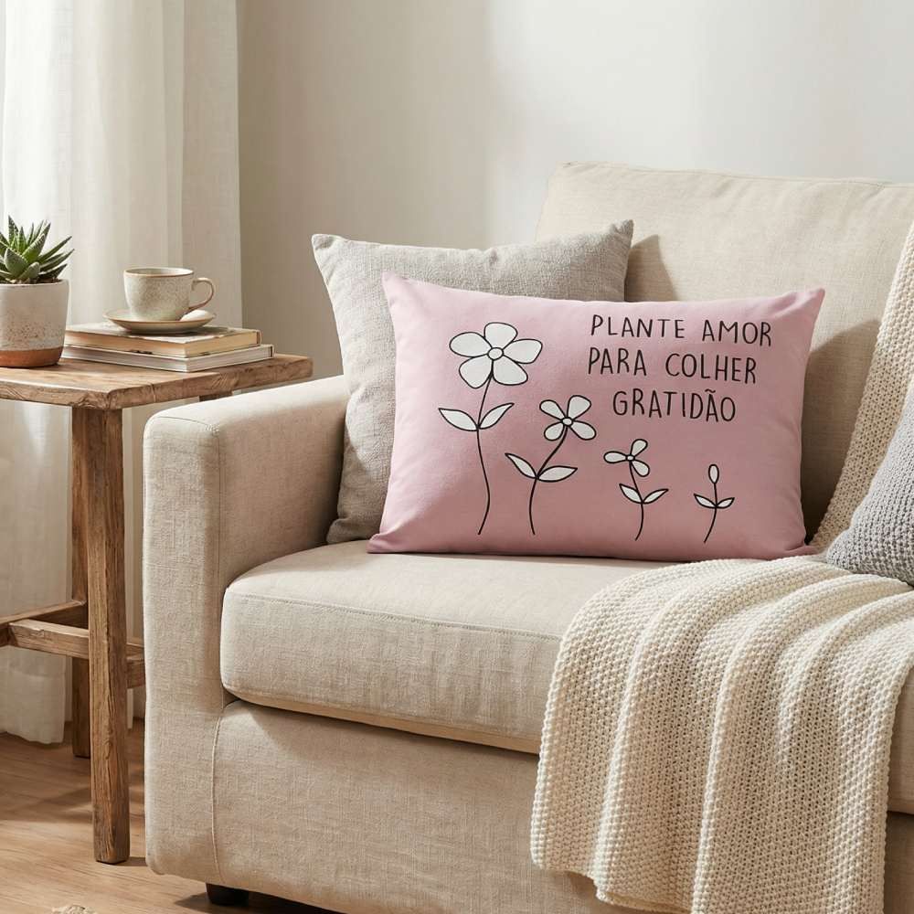 Almofada Funny 35X45cm Havan Casa - Rosa Amor