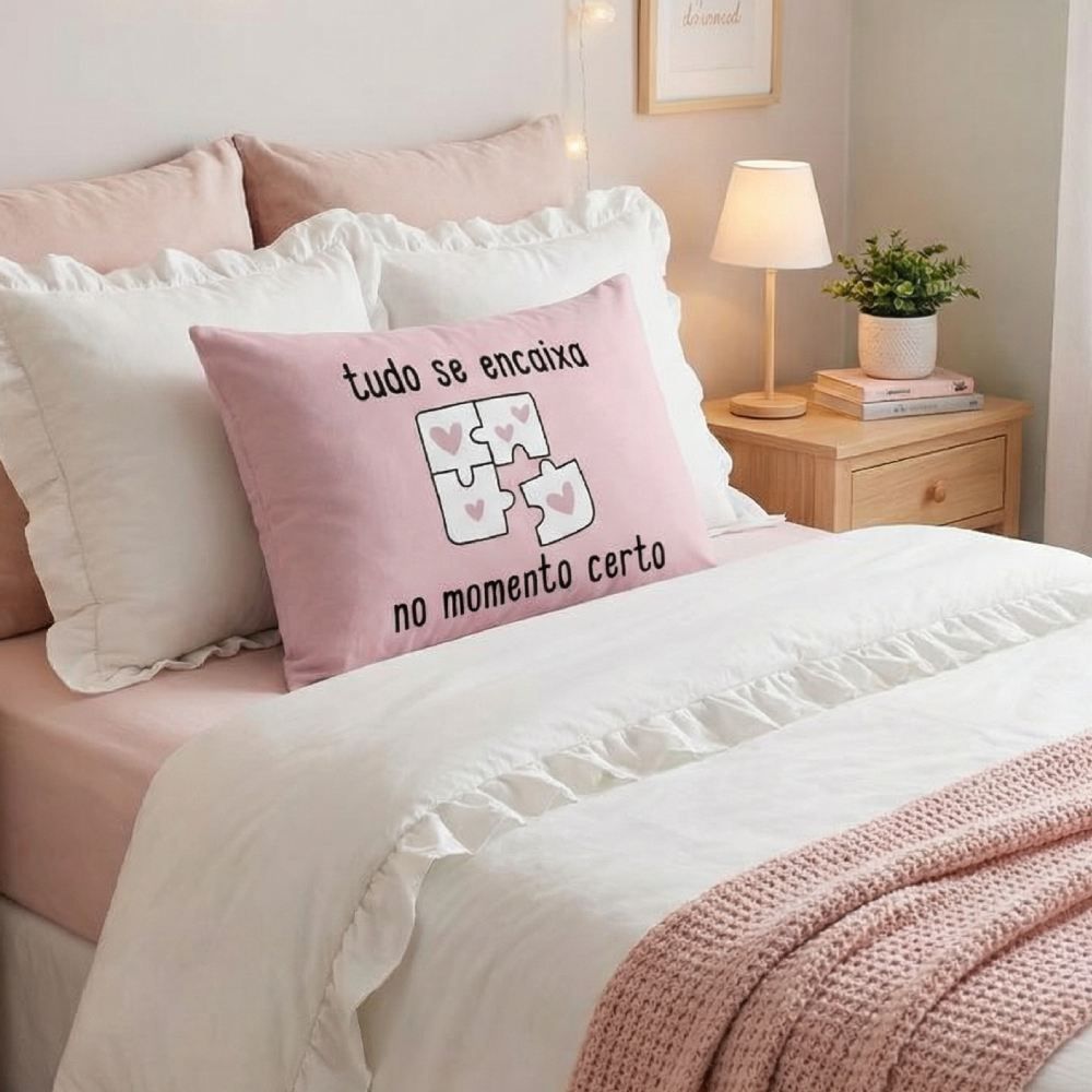 Almofada Funny 35X45cm Havan Casa - Rosa