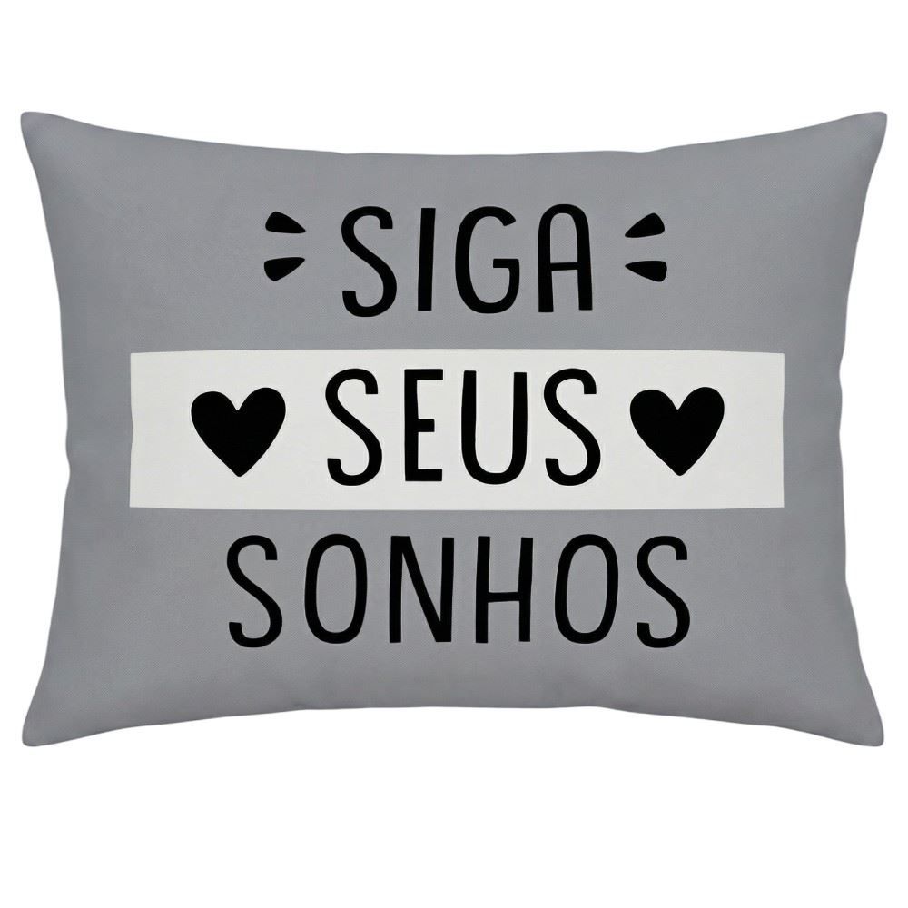 Almofada Funny 35X45cm Havan Casa - Cinza Sonhos 
