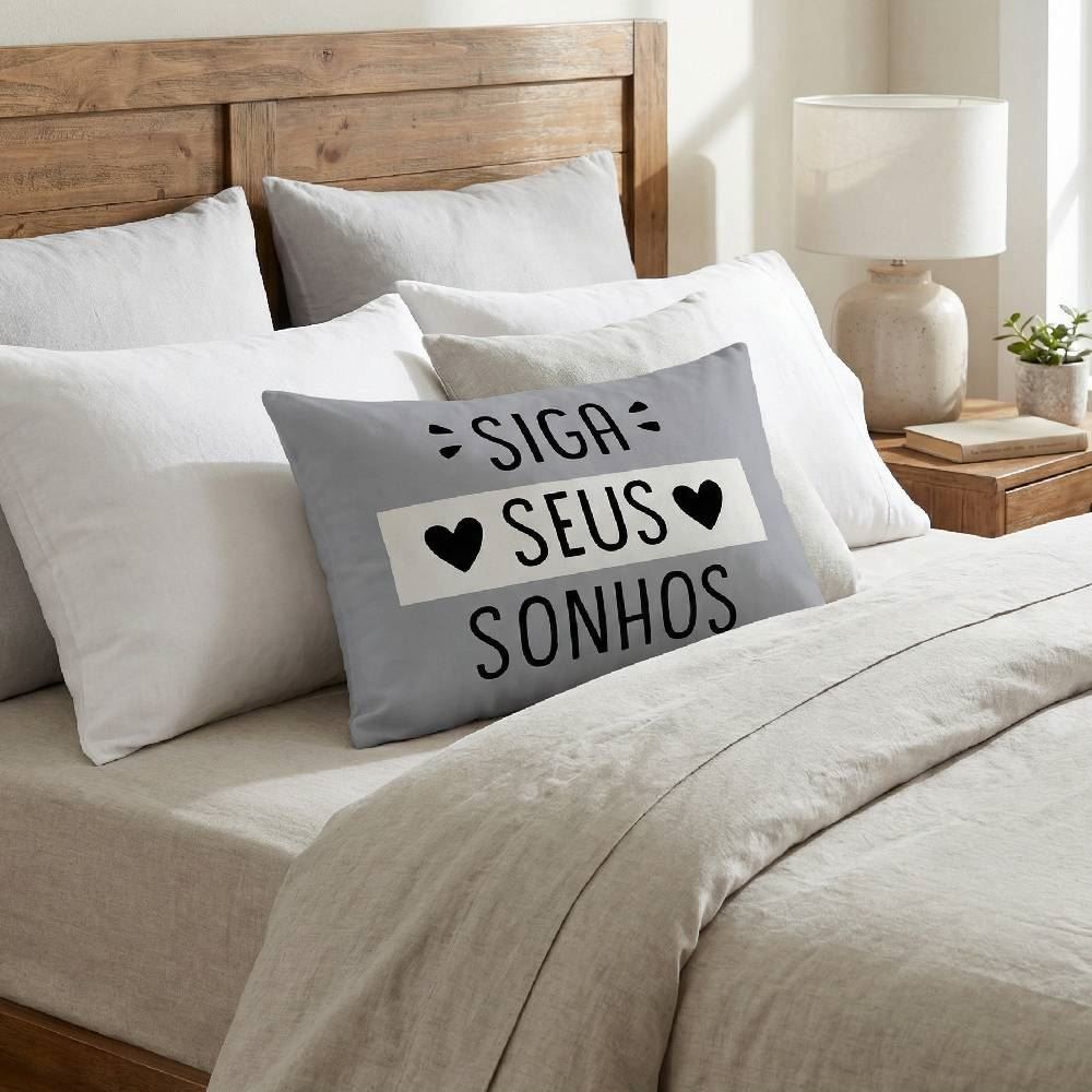 Almofada Funny 35X45cm Havan Casa - Cinza Sonhos 