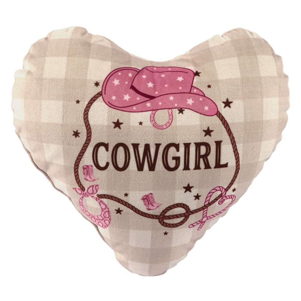 Almofada Infantil Divertida Cowgirl Havan Casa - Coração