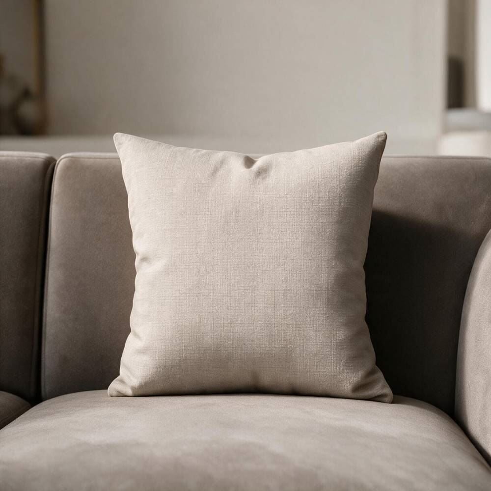 Almofada Naturalle 45X45cm Lisa Havan Casa - Linho Off