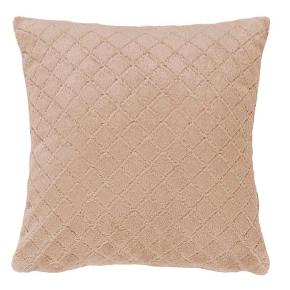 Almofada Plush Inove Liso Matelassado 45X45cm Hedrons - AVELA