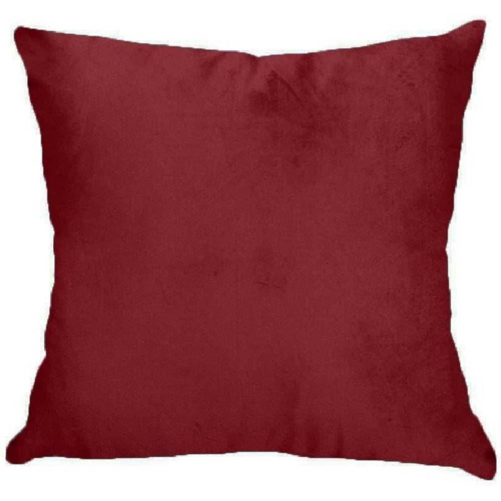 Almofada Veludo 48X48 cm Liso Havan Casa - BORDO