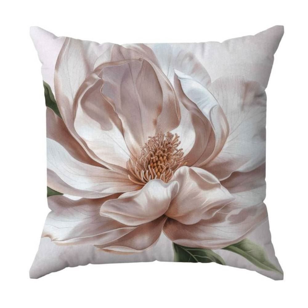 Almofada Veludo 48X48 Cm Estampada Havan Casa - Magnólia