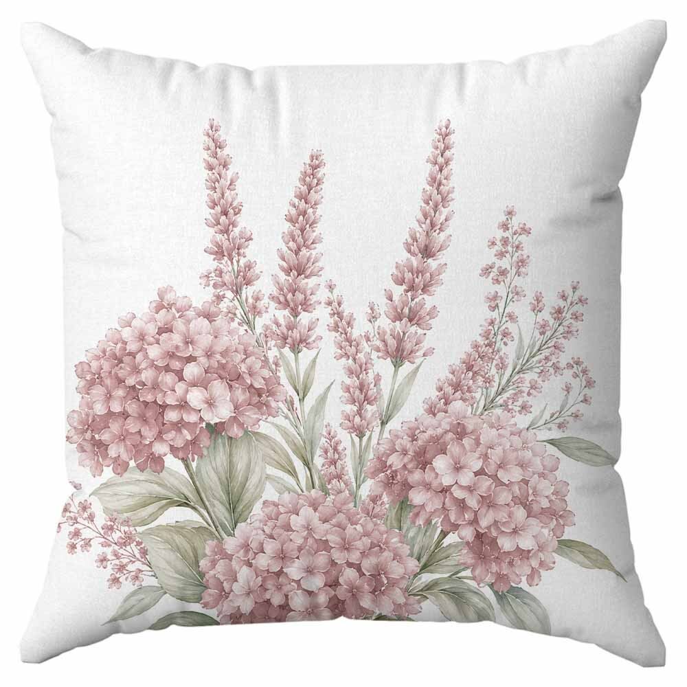 Almofada Veludo Estampado Verão 48X48 Havan Casa - LAVANDA ROSA