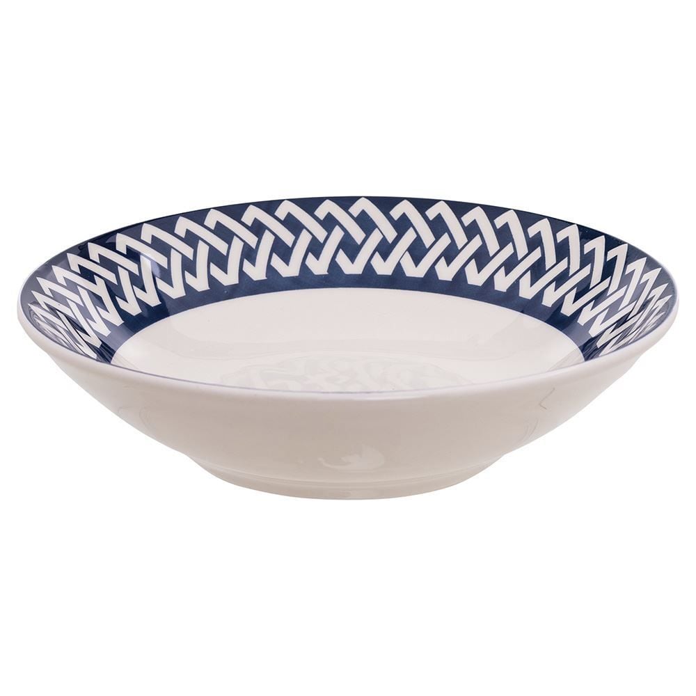 Aparelho De Jantar Havan Casa Trama Blue 20 Peças - Cerâmica