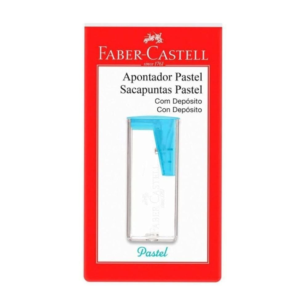 Apontador com Depósito Pastel Faber-Castell - Sortido