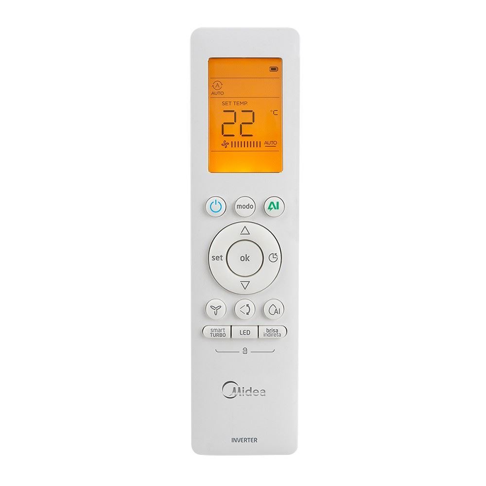 Ar Condicionado Midea 12000 Btus Quente E Frio Inverter Ai Ecomaster - 220V