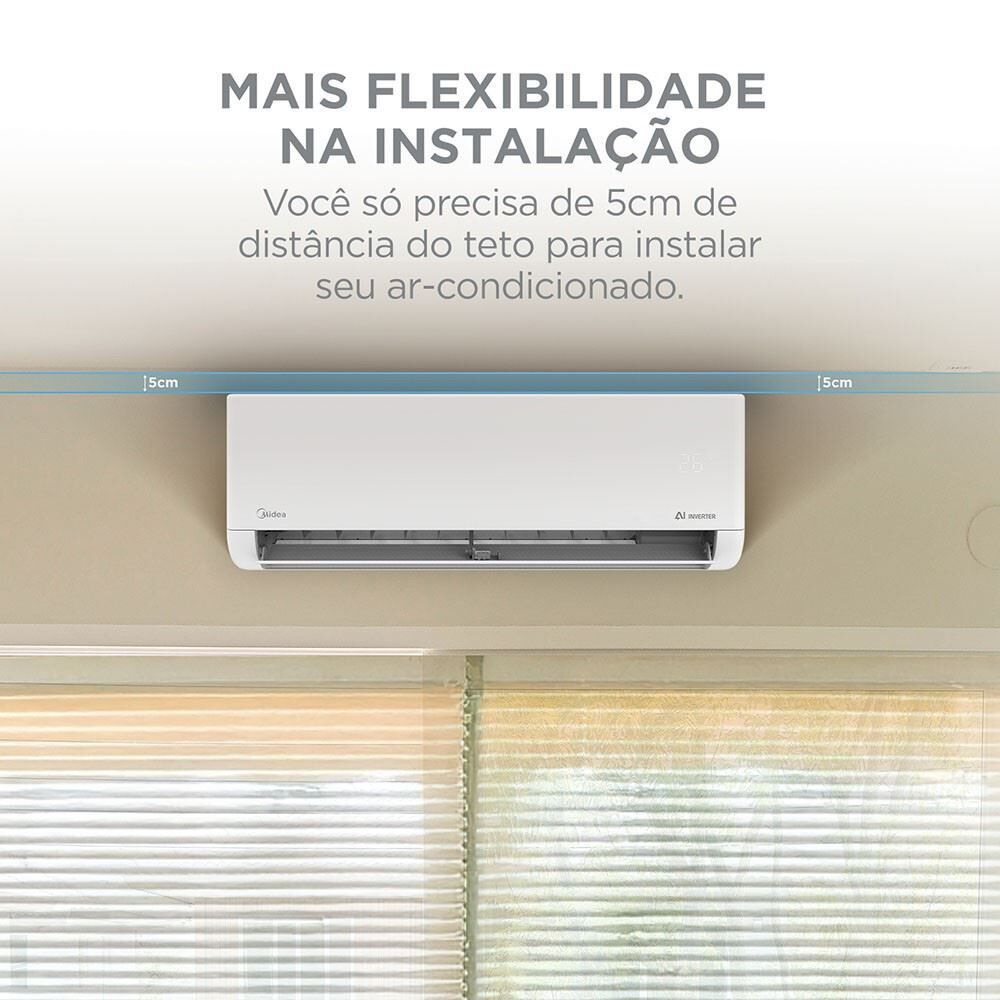 Ar Condicionado Midea 9000 Btus Quente e Frio Inverter Ai Airvolution - 220V