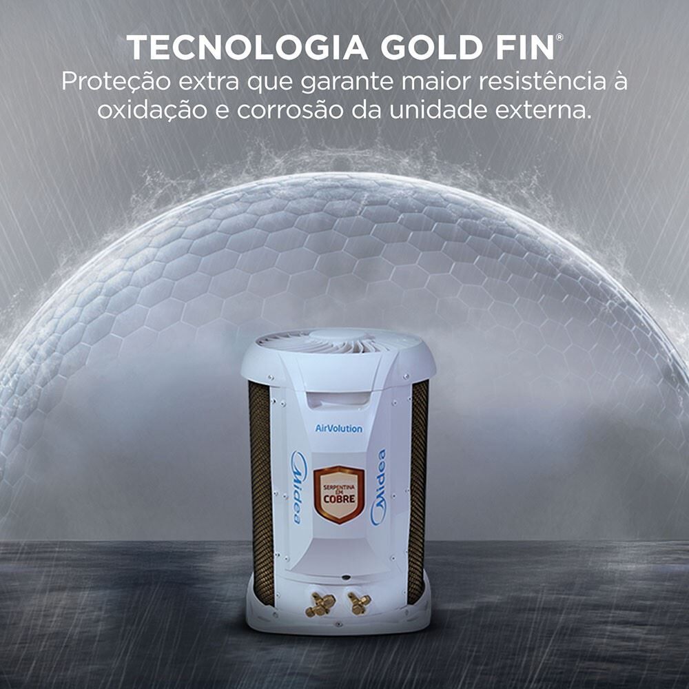 Ar Condicionado Midea 9000 Btus Quente e Frio Inverter Ai Airvolution - 220V