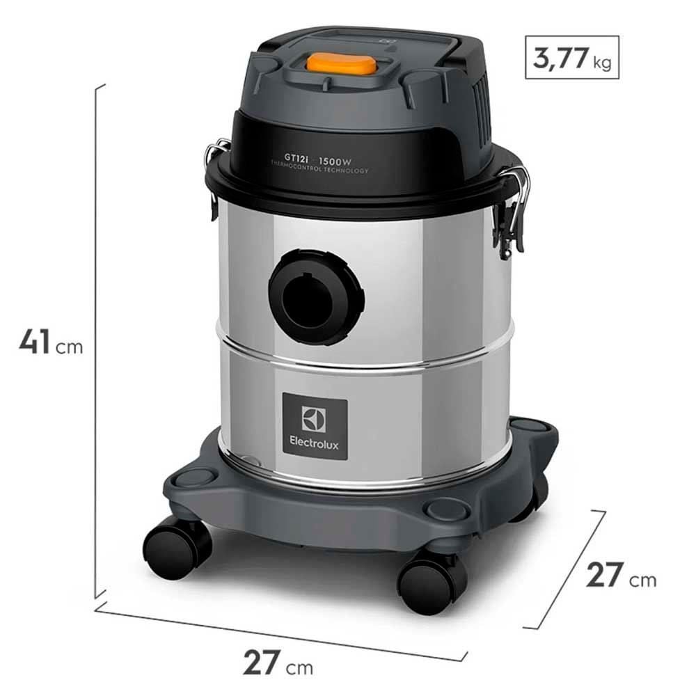 Aspirador de Pó e Água Electrolux 12 Litros GT12I 1500W