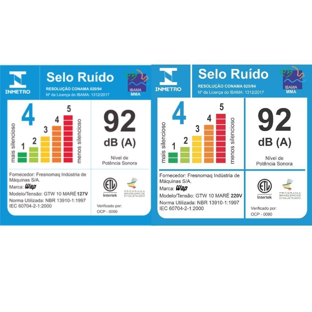 Aspirador de Pó e Água WAP 10 Litros GTW 10 Maré